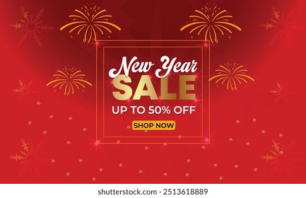 new year with calligraphic text Vector illustration template.greeting cards.
