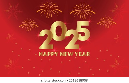 new year with calligraphic text Vector illustration template.greeting cards.
