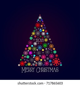 New year card 2018