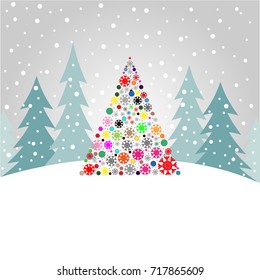 New year card 2018