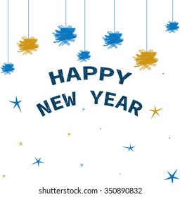 New Year card.