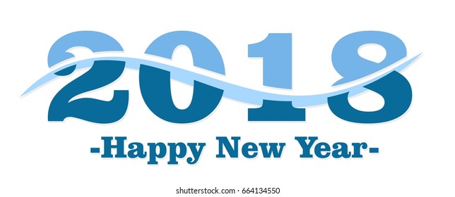 New Year card. 
