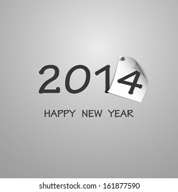 Fondo de la tarjeta de Año Nuevo - 2014