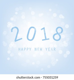 New Year Card Background - 2018