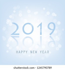 Fondo de la tarjeta de Año Nuevo - 2019