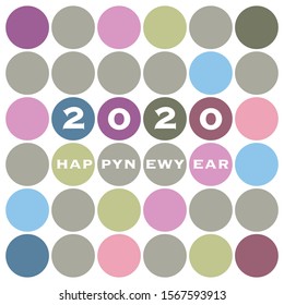 New Year Card Background - 2020