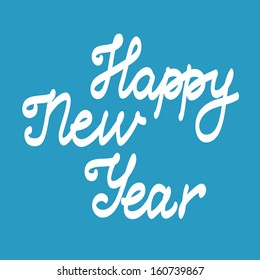New year card concept. Holiday background with greeting text