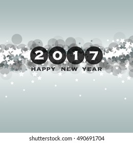  Plantilla de tarjeta de Año Nuevo, portada o fondo - 2017