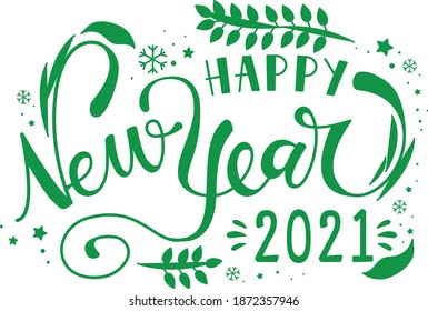New Year Card Design text