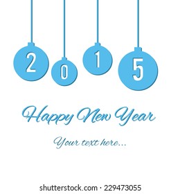 New Year card for emailing, business, friends or family. You can write your text bellow image.