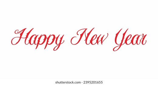 new year card, new year font, can be used new year greeting
