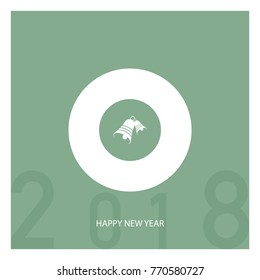 New Year card layout