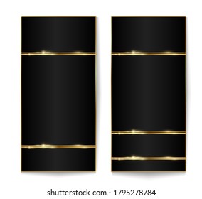 
New year card of modern design with effects on transparent background.