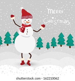 New year card in vector