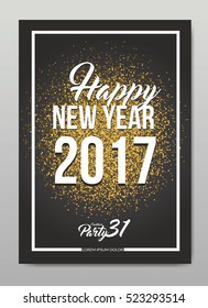 New year card vector design