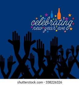 new year celebration concept vector 