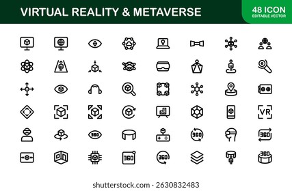 New Year and Celebration Icon Set Featuring Fireworks, Party, Festive Decor, Countdown, and Holiday Symbols in a Modern, Vector-Based Design
