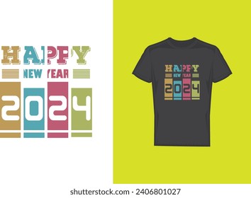 New year celebration is an international event. So I have designed this T shirt for this event. I think everyone liked the combination of color.