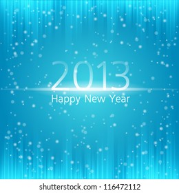 New year celebration poster 2013. Ideal for club flyer, postcard or party invitation backgrounds.