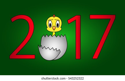 new Year and chicken