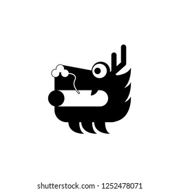 New year, China, Dragon icon can be used for web, logo, mobile app, UI, UX