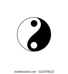 New year, China, yin-yang icon can be used for web, logo, mobile app, UI, UX