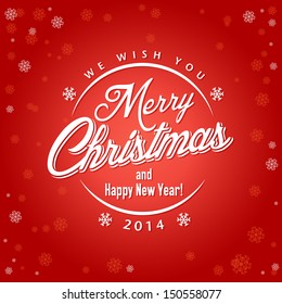 new year christma merry happy background 2014 x mas vector xmas postcard with calligraphic and typographic elements new year christma merry happy background 2014 x mas vector classic vacation traditio