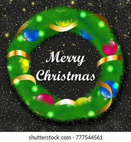 New Year. Christmas. 2018. Celebration. Holidays. congratulations. Winter. Miracle. Background.