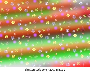 fondo abstracto de navidad de año nuevo con copos de nieve, ilustración vectorial
