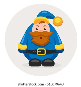 new year and Christmas adult dwarf