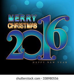 New year, Christmas background, vector illustration