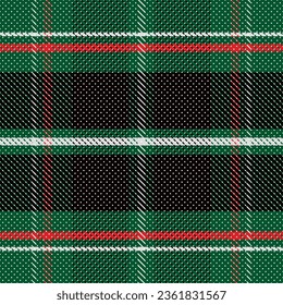 New Year. Christmas backgrounds in rustic style. Red green black Christmas tartan, vector patterns of fabric texture of a flannel shirt in the style of a lumberjack. Design for packaging.