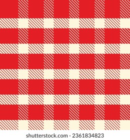 New Year. Christmas backgrounds in rustic style. Red black Christmas tartan, vector patterns of fabric texture of a flannel shirt in the style of a lumberjack. Design for packaging.