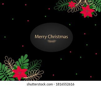New Year and Christmas background.Vector illustration.