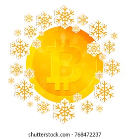 
New Year and Christmas bitcoin