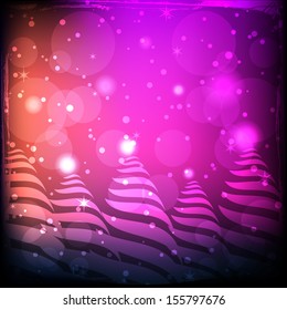 New Year and christmas card design template. Eps10. 