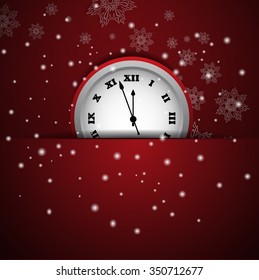 New year Christmas card vector template  eps 10