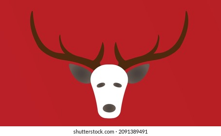 new year christmas deer.
christmas concept.