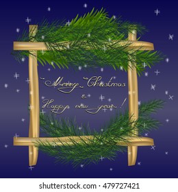 new year and christmas greeting
