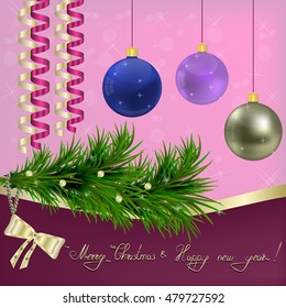 new year and christmas greeting