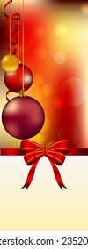new year Christmas greeting postcard