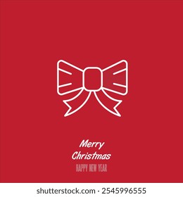 New year and christmas icon vector design