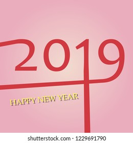 New Year Christmas lettering Calligraphy Brush Text Holiday Sticker illustration