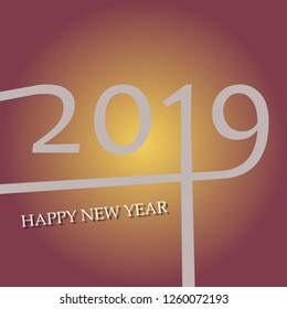New Year Christmas lettering Calligraphy Brush Text Holiday Sticker illustration