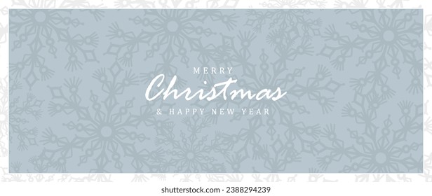 Año Nuevo y Navidad luz vectorial fondo con copos de nieve. Fondo invernal, tarjeta, portada, afiche, cartel.