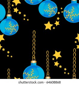 New year and Christmas a seamless pattern, it is possible to fill any any contour
