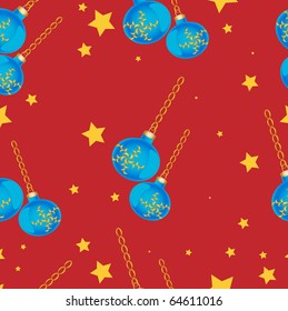 New year and Christmas a seamless pattern, it is possible to fill any any contour