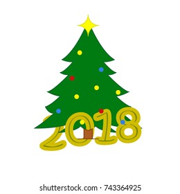 New Year or Christmas Tree