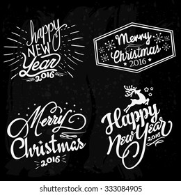 New year and Christmas
Vector illustration format EPS 10, the lettering on the theme of New year and Christmas.