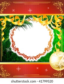 New year and christmas vector illustration